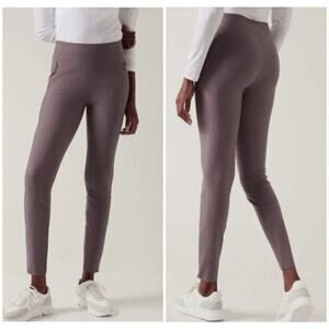 Athleta Stellar Ankle Travel Pants Gray Dusk Violet 4